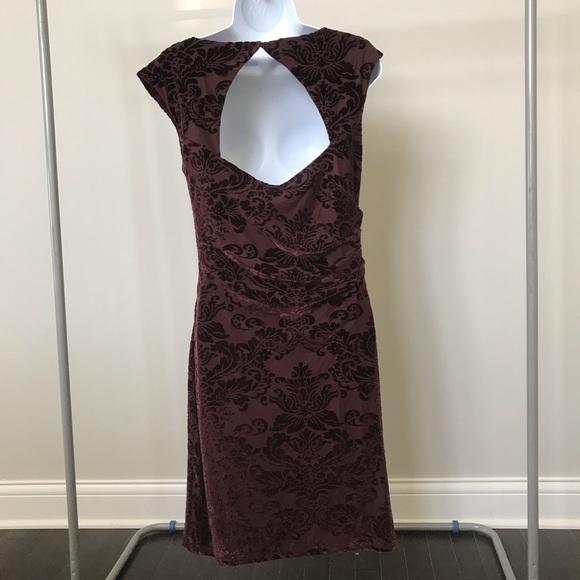 Apt. 9 Cocktail Dress in Savvy Wine - Picture 2 of 8